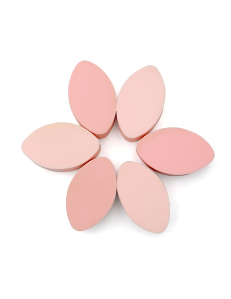 Houppettes de Poudre Fleur de Cerisier Double Usage Humide et Sec (10 Pcs)