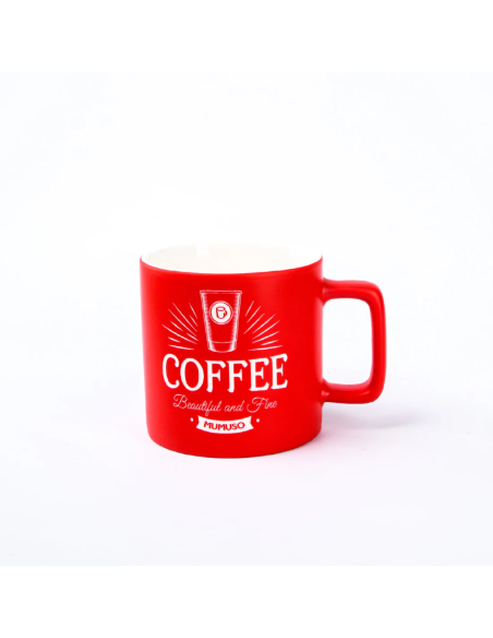 Tasse à Café Gravée (Rouge/380 Ml)