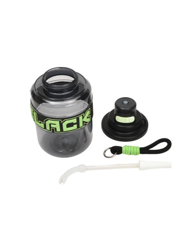 Bouteille D'Eau Portable avec Paille (930 Ml/Noir)