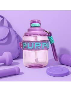 Bouteille D'Eau Portable avec Paille (930 Ml/Violet)