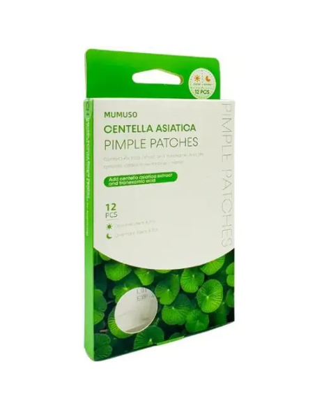 Patchs Anti-Boutons Centella Asiatica pour Jour et Nuit – 12 Unités