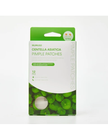 Patchs Anti-Boutons Centella Asiatica pour Jour et Nuit – 12 Unités