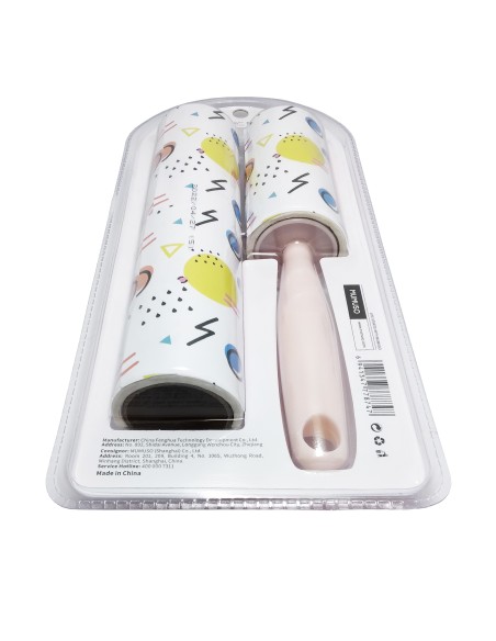 Brosse Adhésive Anti-Peluche Rose