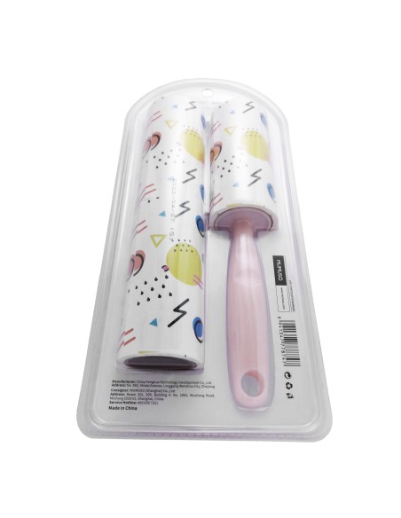 Brosse Adhésive Anti-Peluche Rose