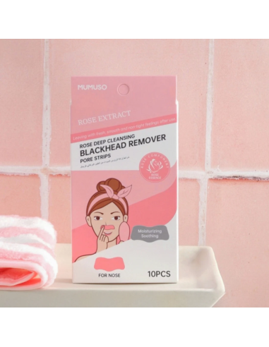 Bandes Nettoyantes Points Noirs à la Rose