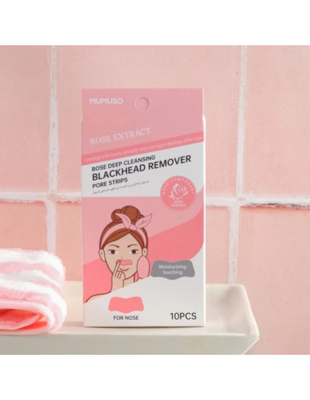 Bandes Nettoyantes Points Noirs à la Rose