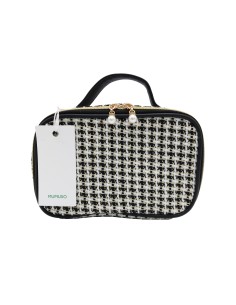 Trousse de Cosmétiques (Tissage Jacquard Noir)