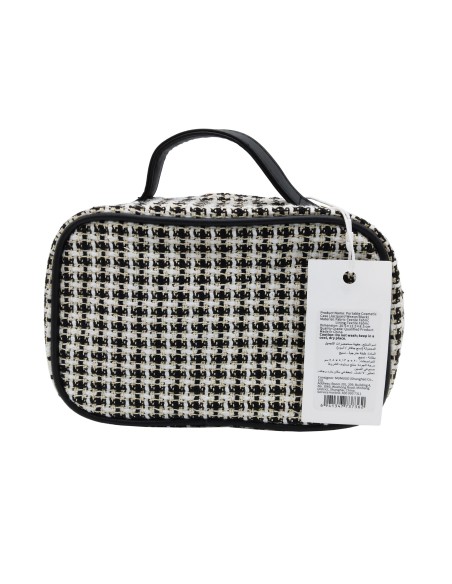 Trousse de Cosmétiques (Tissage Jacquard Noir)