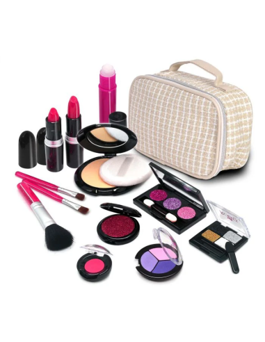 Trousse de Cosmétiques (Tissage Jacquard Abricot)