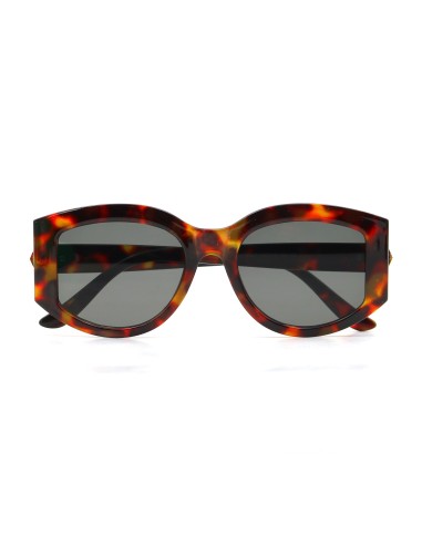Lunettes de Soleil Premium Oval avec Monture Couleur Ecaille
