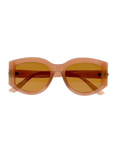 Lunettes de Soleil Ovales Premium Fauves