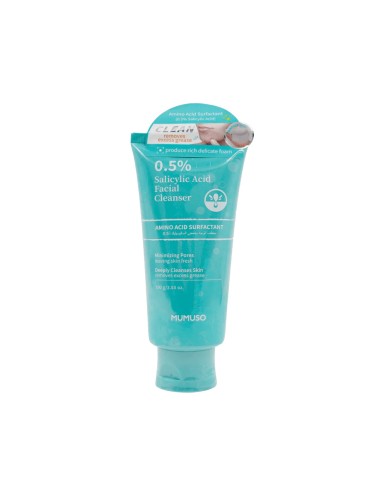 Nettoyant Visage à l'Acide Salicylique 0,5%