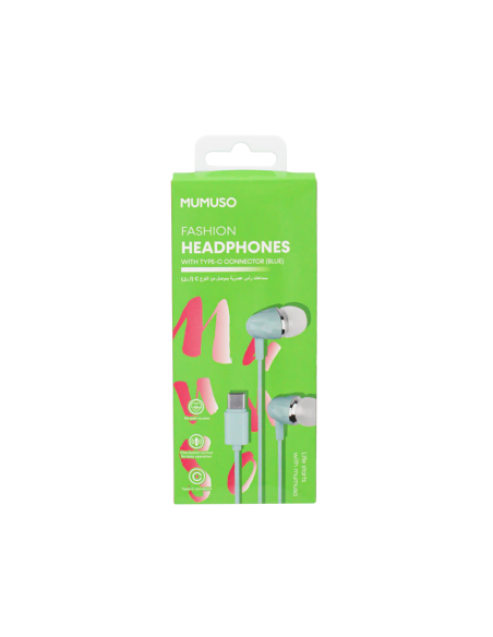 Écouteurs Intra-Auriculaires Type-C - Bleu