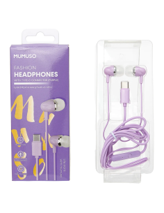 Écouteurs Intra-Auriculaires Type-C - Violet