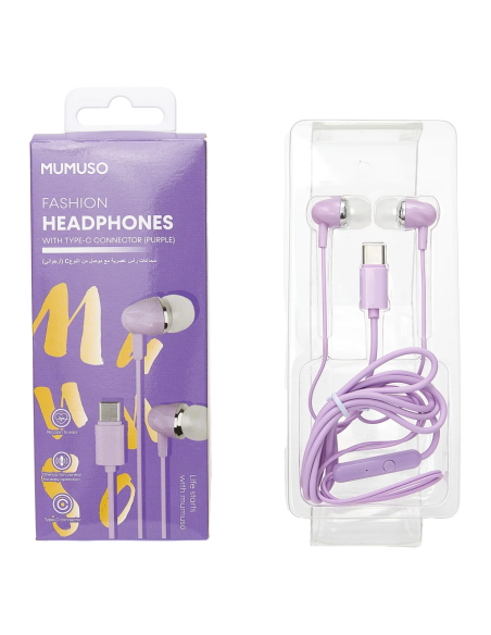 Écouteurs Intra-Auriculaires Type-C - Violet