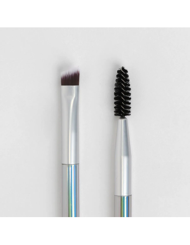 Brosse à Sourcils Irisée à Double Extrémité