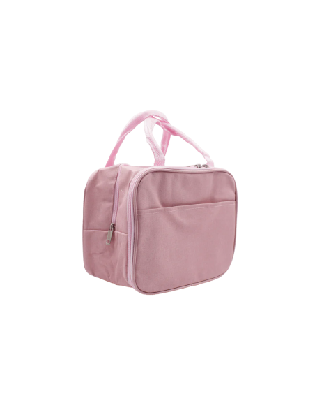 Sac à Déjeuner Isotherme à Compartiments Multiples - Rose