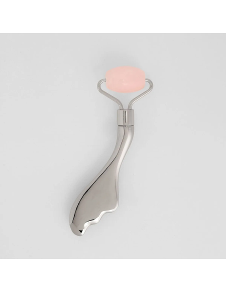 Rouleau de Massage Visage en Acier Inoxydable