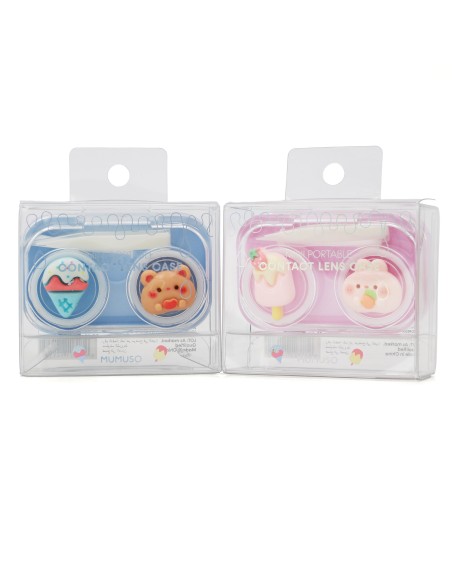 Mini Étui Portable pour Lentilles de Contact