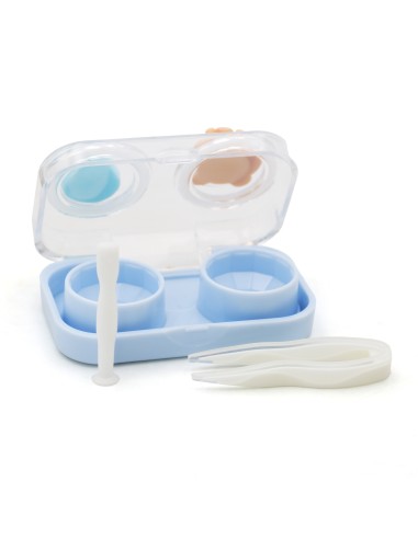 Mini Étui Portable pour Lentilles de Contact