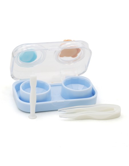 Mini Étui Portable pour Lentilles de Contact
