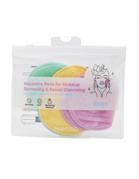 Disques Démaquillants Réutilisables Lot de 6.