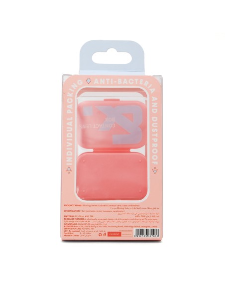 Kit Étui à Lentilles de Couleur avec Miroir