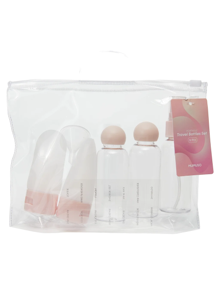 Ensemble de 6 Flacons de Voyage