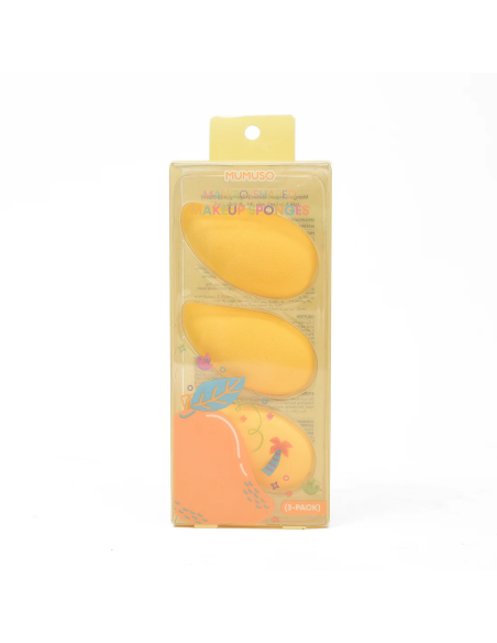 Éponges de Maquillage en Forme de Mangue (Lot de 3)