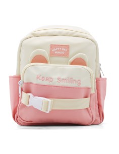 Sac à Dos pour Enfants « Keep Smiling » (Rose)