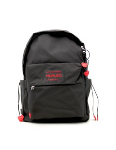 Sac à Dos Noir Cœurs Rouges