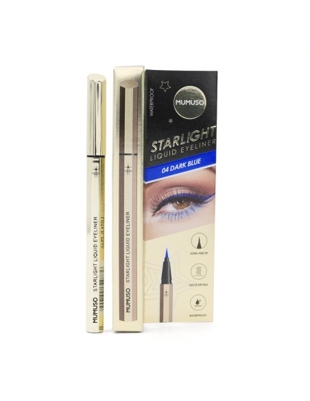 Eye-liner Liquide Waterproof Ultra-Précis Bleu