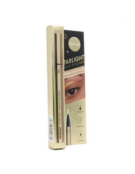 Eye-liner Liquide Waterproof Ultra-Précis Or Nacré