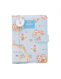 Carnet Fraise 12,4x16,8 cm Fermoir Magnétique