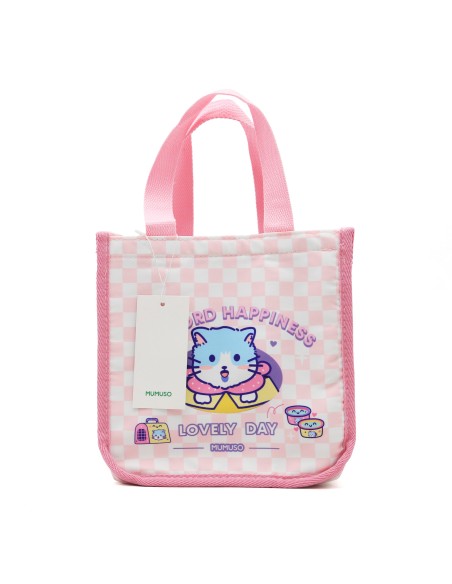Tote Bag Isotherme Chat Mignon Rose
