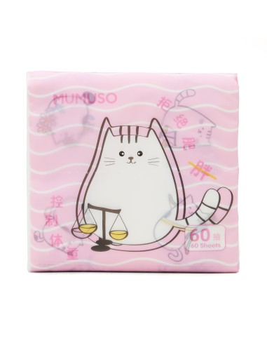 Mouchoirs Imprimés Fashion MUMUSO - Chat Mignon...