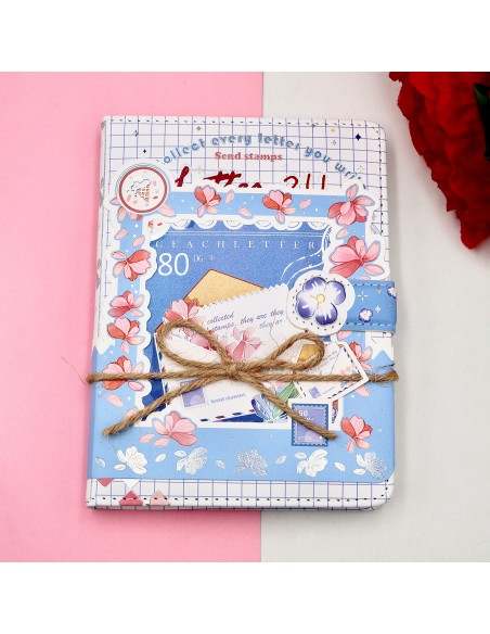 Carnet en PU avec Fermoir Magnétique - Design Lettres