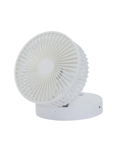 Ventilateur de Bureau Pliable Noir avec Base de...