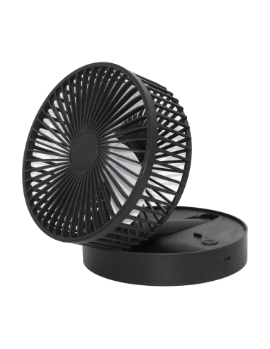 Ventilateur de Bureau Pliable Blanc avec Base...
