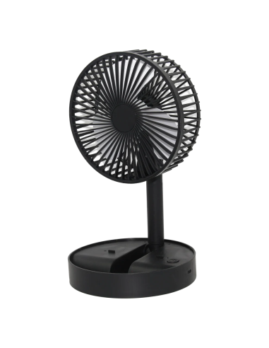 Ventilateur de Bureau Pliable Blanc avec Base...