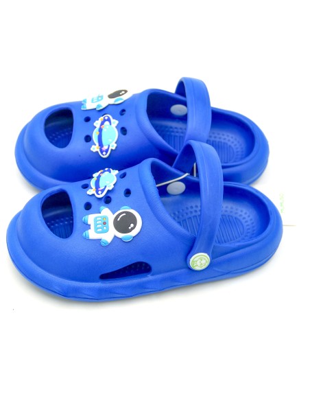 Sabots Enfant Bleus Astronaute – Pointure 29-30