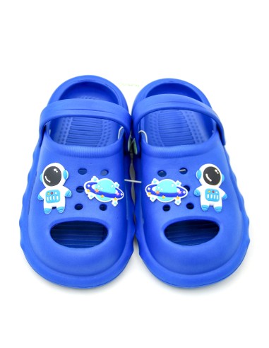 Sabots Enfant Bleus Astronaute – Pointure 27-28
