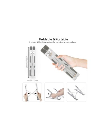 Support Ordinateur Portable Réglable en Alliage...