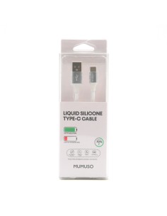 Câble Usb Type-C en Silicone Liquide (Blanc/2 M)