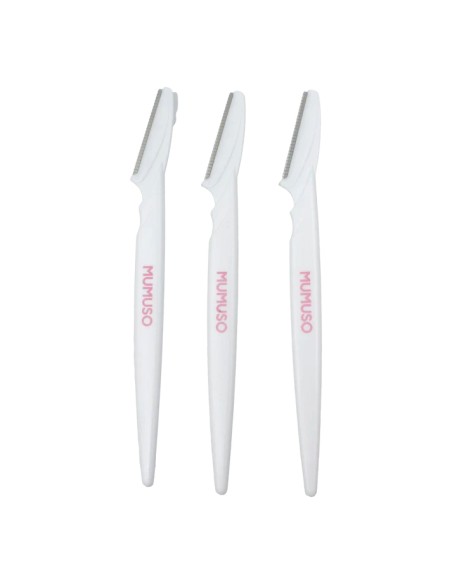 Rasoirs à Sourcils Blanc lot de 3 Pièces