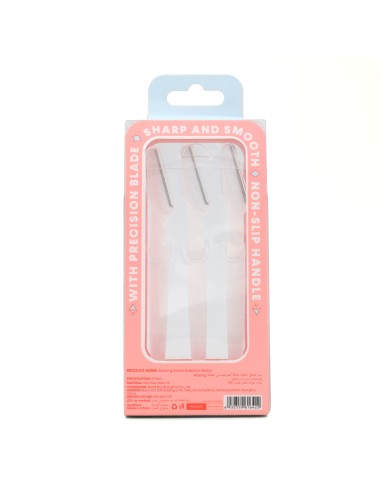 Rasoirs à Sourcils Blanc lot de 3 Pièces