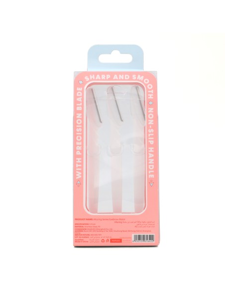 Rasoirs à Sourcils Blanc lot de 3 Pièces