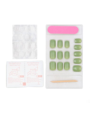 Faux-Ongles Press-On Vert