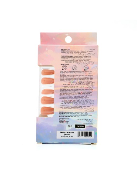 Faux-Ongles Press-On Nude
