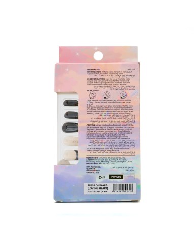 Faux-Ongles Press-On Loving Heart